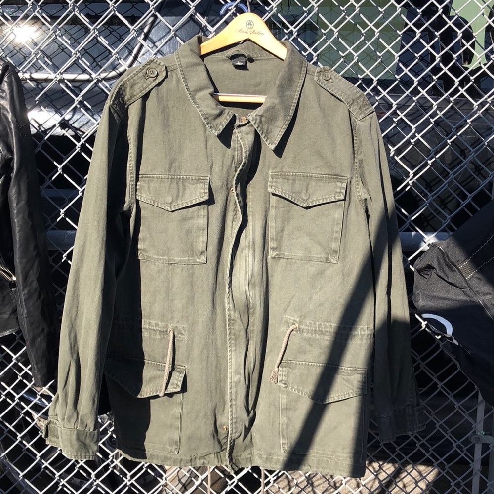 Men’s green jacket